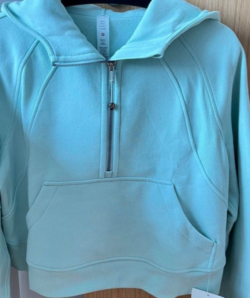 Scuba oversized Half-Zip Hoodie