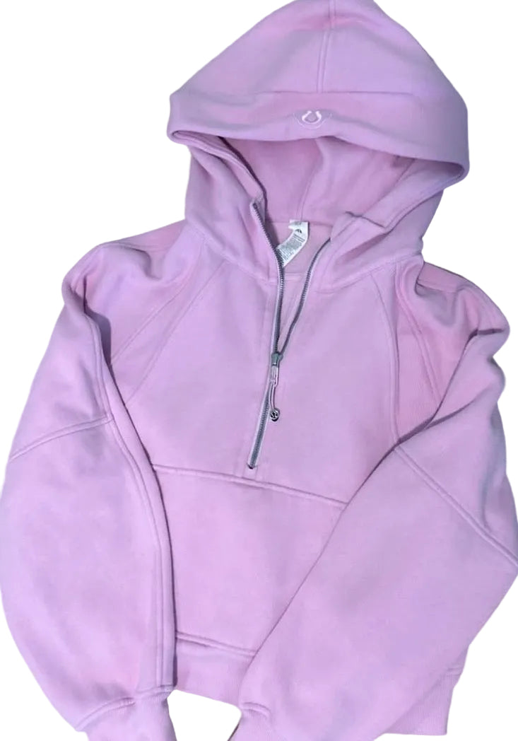 Scuba oversized Half-Zip Hoodie